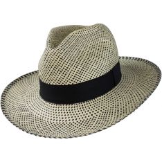 Jaspeado Panama fedora hat